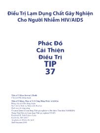 Điều trị lạm dụng chất gây nghiện cho người nhiễm HIV / AIDS