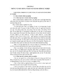 Kế toán hành chính sự nghiệp - Chương I: Những vấn đề chung về kế toán hành chính sự nghiệp