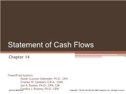 Kế toán, kiểm toán - Chapter 14: Statement of cash flows