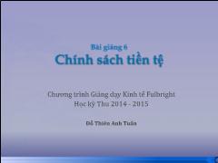 Ngân hàng tín dung - Chính sách tiền tệ