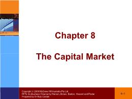 Tài chính doanh nghiệp - Chapter 8: The capital market