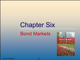 Tài chính doanh nghiệp - Chapter six: Bond markets