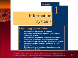 Tài chính kế toán - Information systems