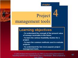 Tài chính kế toán - Project management tools