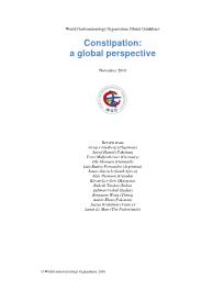 Y khoa, y dược - Constipation: A global perspective