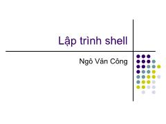 Lập trình shell - Ngô Văn Công