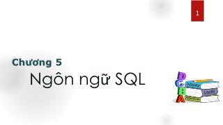 Ngôn ngữ SQL