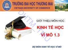 Bài giảng Kinh tế học vĩ mô 1.3