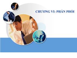 Bài giảng Marketing quốc tế - Chương 6: Phân phối - Trần Nguyễn Hải Anh