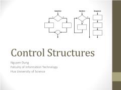 Control Structures - Nguyễn Dũng