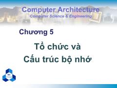 Kiến trúc máy tính - Chương 5: Tổ chức và cấu trúc bộ nhớ - Nguyễn Thanh Sơn