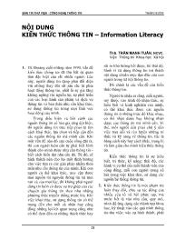 Nội dung kiến thức thông tin