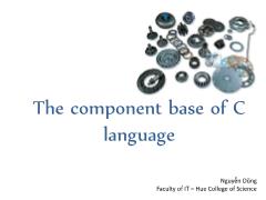 The component base of C language - Nguyễn Dũng