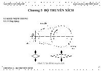 Bài giảng Chi tiết máy - Chương 5: Bộ truyền xích - Nguyễn Văn Thạnh