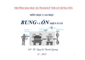 Rung và ồn trên ô tô