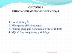 Bài giảng Quang học kỹ thuật và ứng dụng - Chương 3: Phương pháp phổ hồng ngoại - Phạm Thị Hải Miền