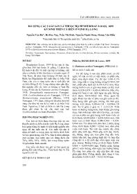 Bổ sung các loài sán lá thuộc họ hemiuridae looss, 1899 ký sinh trên cá biển ở vịnh Hạ Long - Nguyễn Văn Hà