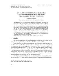 Bước đầu xác định khung năng lực dạy học cho giáo viên môn công nghệ phổ thông theo quan điểm tích hợp và phân hóa