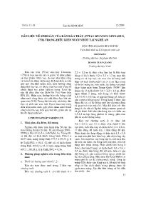 Dẫn liệu về sinh sản của rán Ráo trâu (ptyas mucosus linnaeus, 1758) trong điểu kiện nuôi nhốt tại Nghệ An - Ông Vĩnh An