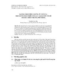 Dạy học khái niệm cảm ứng từ (Vật lí 11) theo hướng phát triển năng lực giải quyết vấn đề cho học sinh ở trường Phổ thông - Nguyễn Lâm Đức