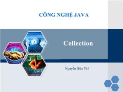 Giáo trình Công nghệ Java - Bài 1: Collection - Nguyễn Hữu Thể
