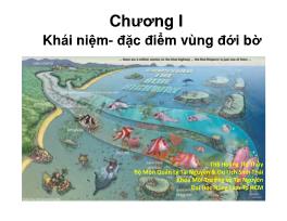 Giáo trình Quản lý tài nguyên vùng bờ - Chương 1: Khái niệm - đặc điểm vùng đới bờ- Hoàng Thị Thủy