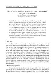 Hiện trạng cỏ thủy sinh ở khu bảo vệ thủy sản cồn Chìm, phá Tam Giang – cầu Hai - Trần Nguyễn Quỳnh Anh