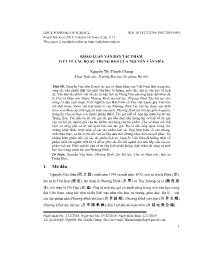 Khảo Luận văn bản tác phẩm viết về các bộ sử Trung Hoa của Nguyễn Văn Siêu - Nguyễn Thị Thanh Chung