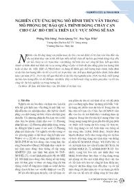 Nghiên cứu ứng dụng mô hình thủy văn trong mô phỏng dự báo quá trình dòng chảy cạn cho các hồ chứa trên lưu vực sông Sê San - Phạm Tiến Dũng