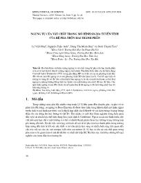 Ngưng tụ của vật chất trong mô hình sigma tuyến tính của hệ pha trộn hai thành phần - Lê Viết Hòa