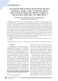 So sánh kĩ thuật phân tích cường độ bão dvorak cải tiến (ADT) và phương pháp phân tích dvorak (DT) trong nghiệp vụ dự báo bão trên khu vực biển Đông - Trần Quang Năng