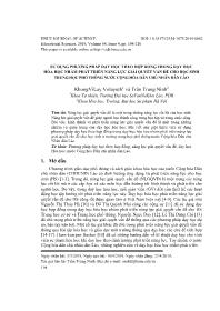 Sử dụng phương pháp dạy học theo hợp đồng trong dạy học hóa học nhằm phát triển năng lực giải quyết vấn đề cho học sinh trung học phổ thông nước Cộng hòa dân chủ nhân dân Lào - Trần trung Ninh