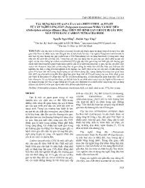 Tác dụng bảo vệ gan của cao chiết ethyl acetate từ cây nghể lông dày (polygonum tomentosum willd.) và râu mèo (orthosiphon aristatus (blume) miq.) trên mô hình gan chuột bị gây độc mãn tính bằng carbon tetrachloride - Nguyễn Ngọc Hồng