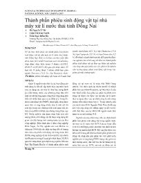 Thành phần phiêu sinh động vật tại nhà máy xử lí nước thải tỉnh Đồng Nai - Hà Nguyễn Ý Nhi