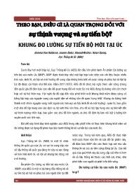 Theo bạn, điều gì là quan trọng đối với sự thịnh vượng và sự tiến bộ? Khung đo lường sự tiến bộ mới tại Úc