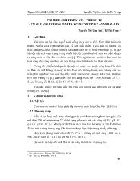 Tìm hiểu ảnh hưởng của giberelin lên sự tăng trưởng ở vi tảo Chaetoceros lauderi ralfs - Nguyễn Thị Kim Ánh