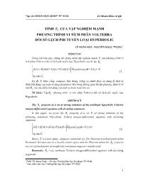 Tính R của tập nghiệm mạnh phương trình vi tích phân volterra đối số lệch phi tuyến loại hyperbolic - Lê Hoàn Hóa