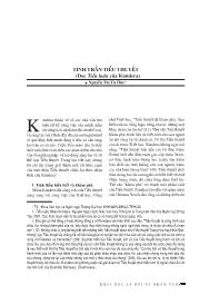 Tinh thần tiểu thuyết (Đọc Tiểu luận của Kundera) - Nguyễn Thị Từ Huy