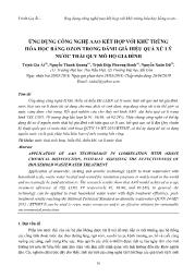 Ứng dụng công nghệ AAO kết hợp với khử trùng hóa học bằng Ozon trong đánh giá hiệu quả xử lý nước thải quy mô hộ gia đình - Trịnh Gia Ái