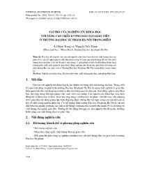 Vai trò của nghiên cứu khoa học với nâng cao chất lượng đào tạo giáo viên ở trường Đại học Sư phạm Hà Nội trọng điểm