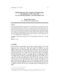 Bồi dưỡng kỹ năng nghiên cứu khoa học cho đội ngũ giảng viên trẻ ở các trường Đại học, Cao đẳng hiện nay