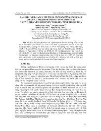 Dẫn liệu về loài cá mú than cephalopholis boenak (bloch, 1790) (serranidae: perciformes) ở vùng biển ven bờ huyện Tĩnh Gia, tỉnh Thanh Hóa