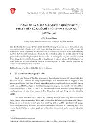 Hoàng đế La Mã, vương quyền với sự phát triển của đế chế thời kỳ Pax Romana