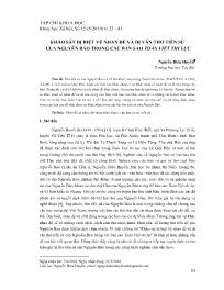 Khảo sát dị biệt về nhan đề và dị văn thơ Tiễn sứ của Nguyễn Bảo trong các bản sao Toàn Việt thi lục