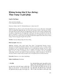 Khủng hoảng tâm lý học đường: Thực trạng và giải pháp