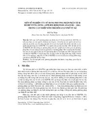 Một số nghiên cứu sử dụng phương pháp phân tích hành vi ứng dụng (Applied behavior analysis – Aba) trong can thiệp sớm trẻ rối loạn phổ tự kỉ