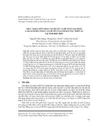 Thực trạng hôn nhân cận huyết và đề xuất giải pháp làm giảm hôn nhân cận huyết ở người dân tộc thiểu số tại Tỉnh Điện Biên