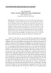 Yếu tố bản địa trong văn hóa Thiên chúa giáo ở Philippines