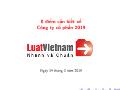 8 điểm cần biết về Công ty cổ phần 2019