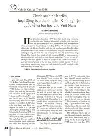 Chính sách phát triển hoạt động bao thanh toán: Kinh nghiệm quốc tế và bài học cho Việt Nam
